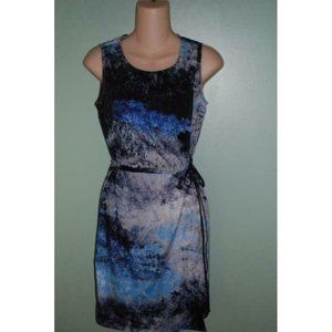 IMPROVD Dress Sandra Sleeveless Wrap Style Blue Ombre XS 2 NWOT